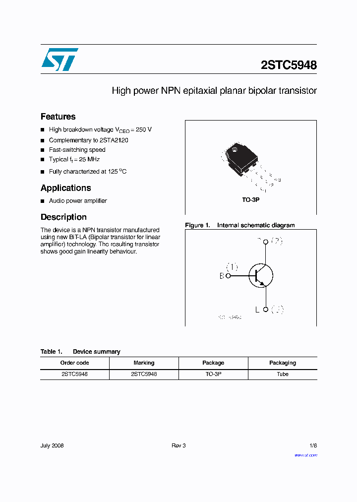 2STC59480807_4216931.PDF Datasheet