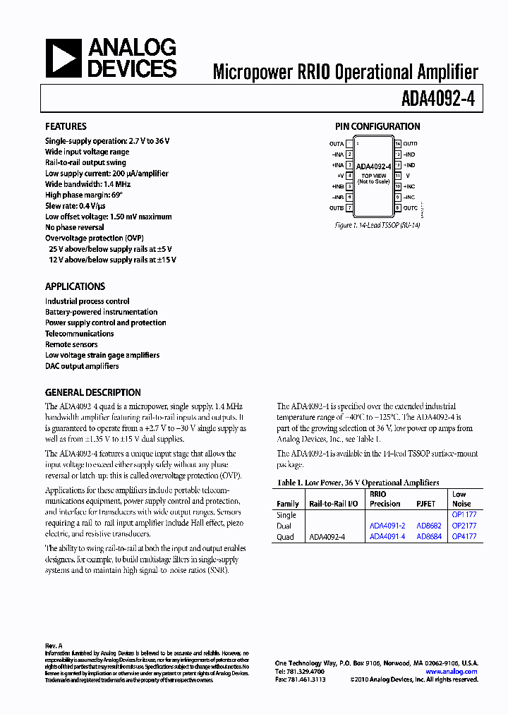 ADA4092-4_4564152.PDF Datasheet