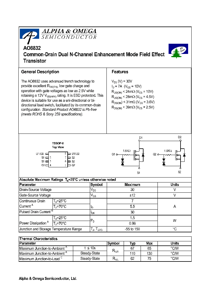 AO8832_4339161.PDF Datasheet