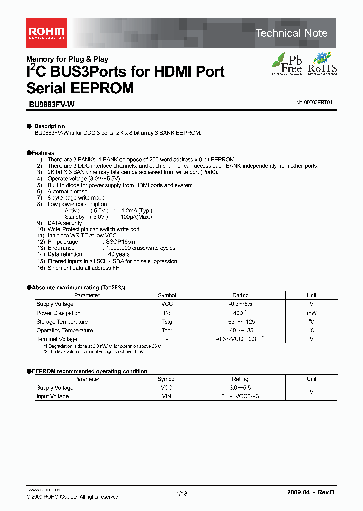 BU9883FV-WE2_4616197.PDF Datasheet