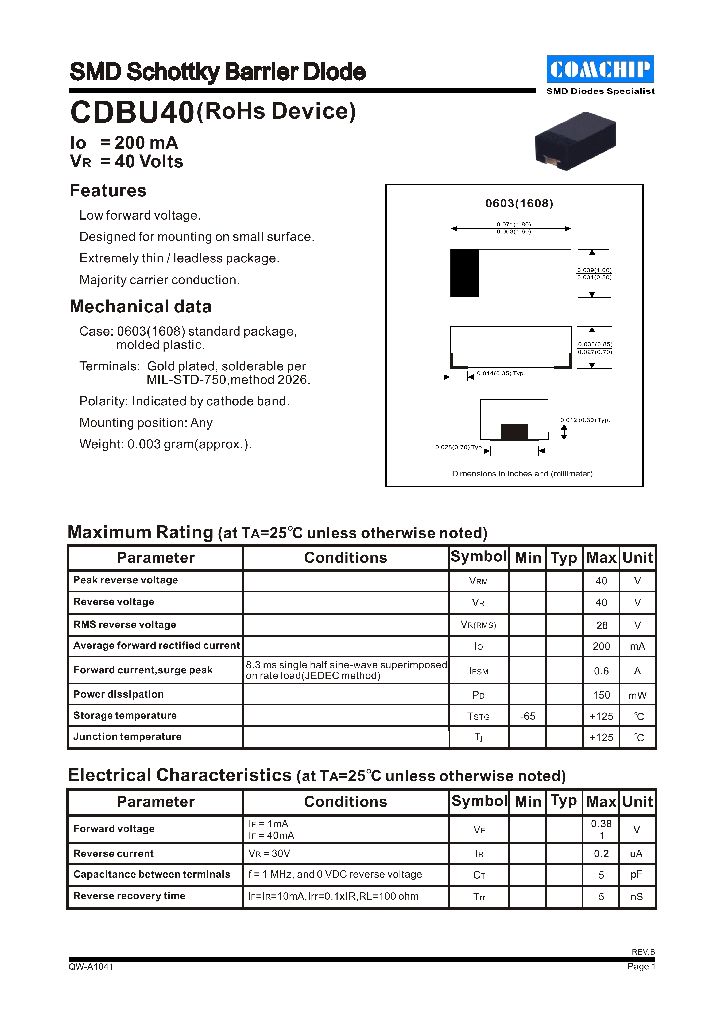 CDBU40_4706903.PDF Datasheet