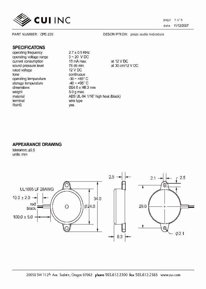 CPE-220_4366483.PDF Datasheet