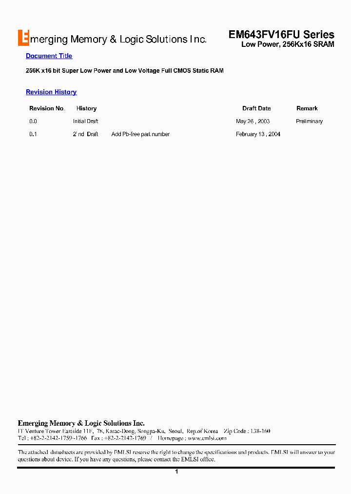 EM643FV16FU_4201255.PDF Datasheet