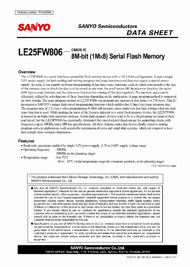 ENA0838A_4516281.PDF Datasheet