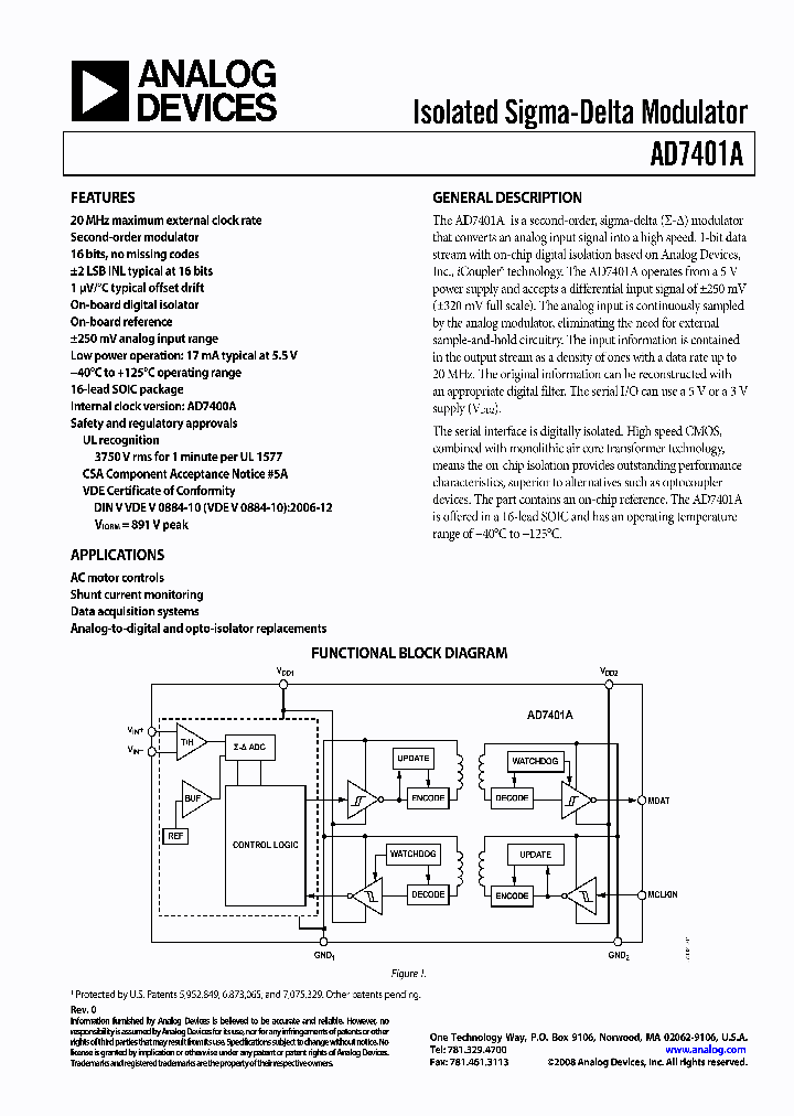 EVAL-AD7401AEDZ_4303493.PDF Datasheet