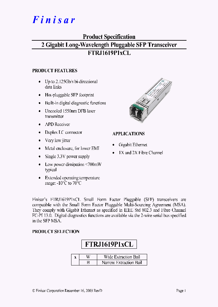 FTRJ1619P1BCL_4624006.PDF Datasheet