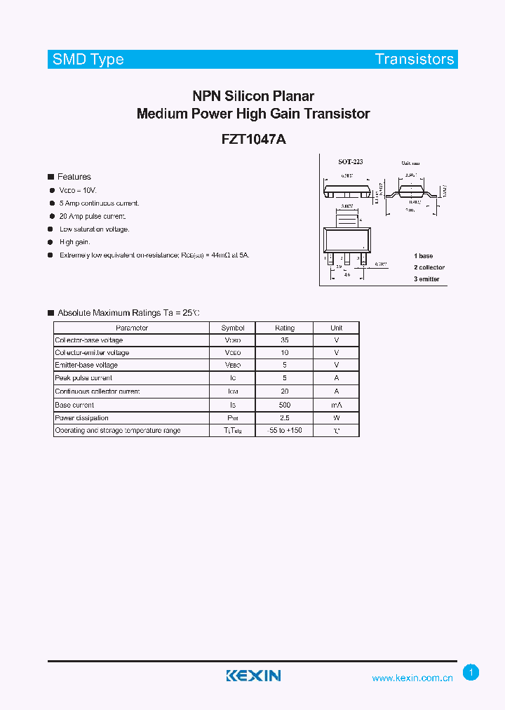 FZT1047A_4311104.PDF Datasheet