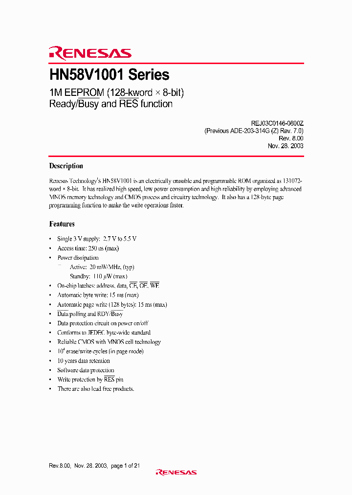 HN58V1001FP-25_4239229.PDF Datasheet