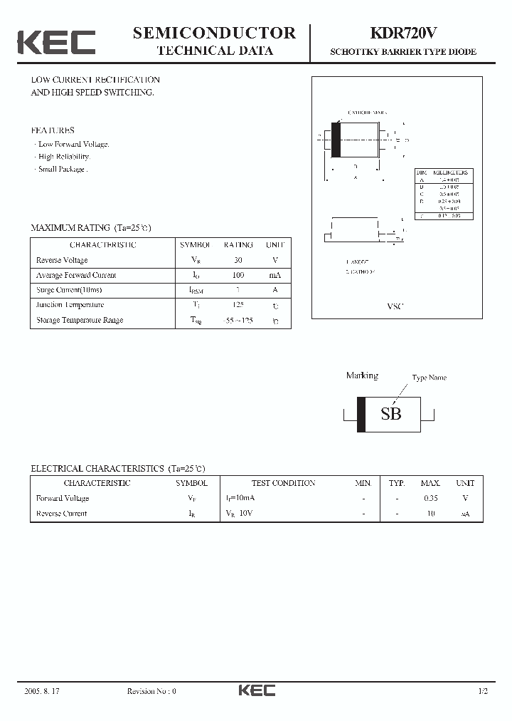 KDR720V_4680160.PDF Datasheet