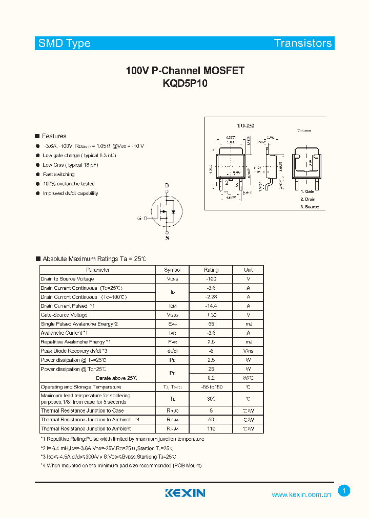 KQD5P10_4444737.PDF Datasheet