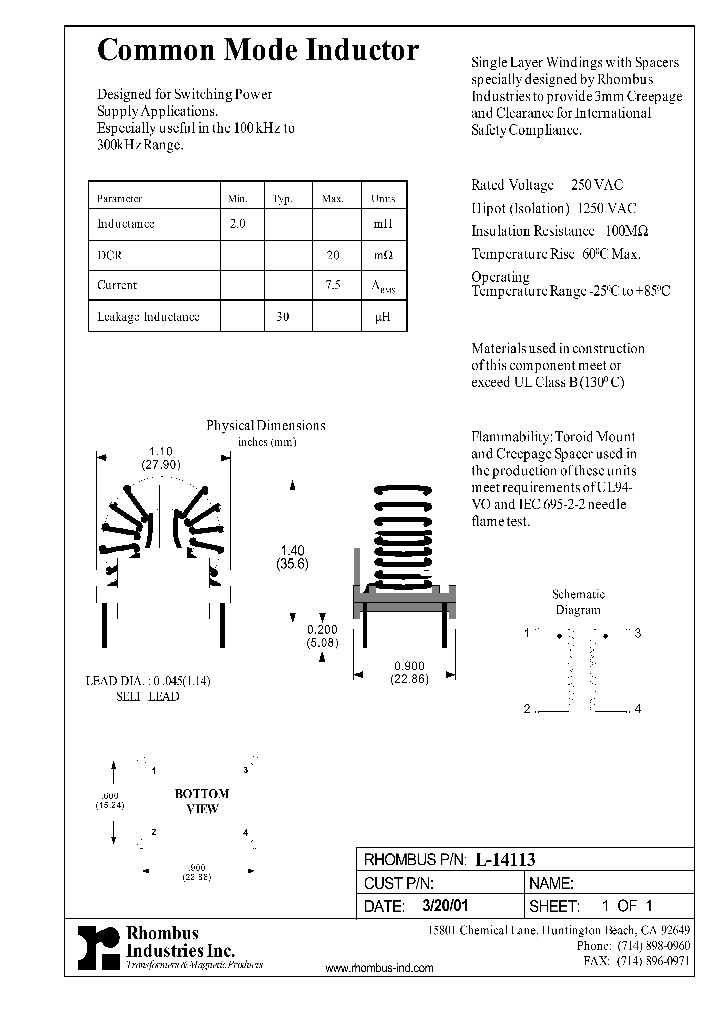 L-14113_4819625.PDF Datasheet