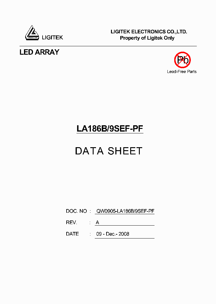 LA186B-9SEF-PF_4523295.PDF Datasheet