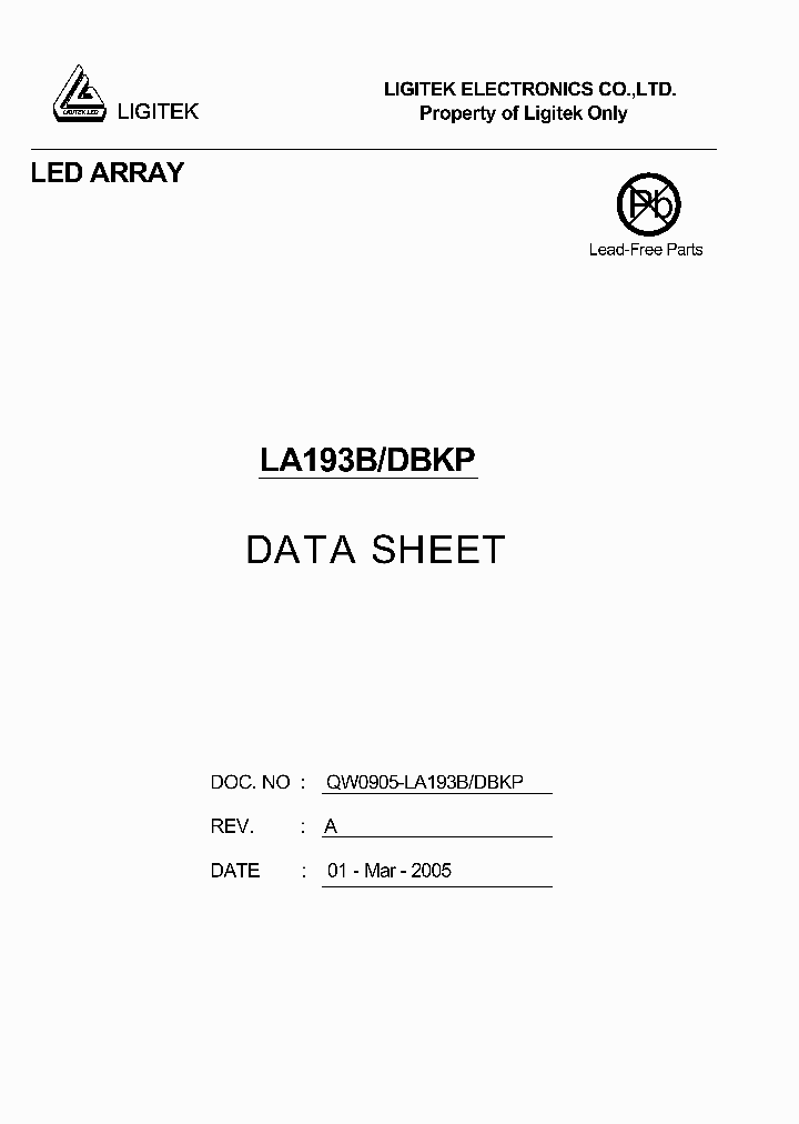 LA193B-DBKP_4538618.PDF Datasheet