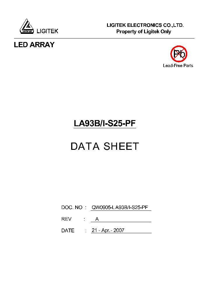 LA93B-I-S25-PF_4743449.PDF Datasheet