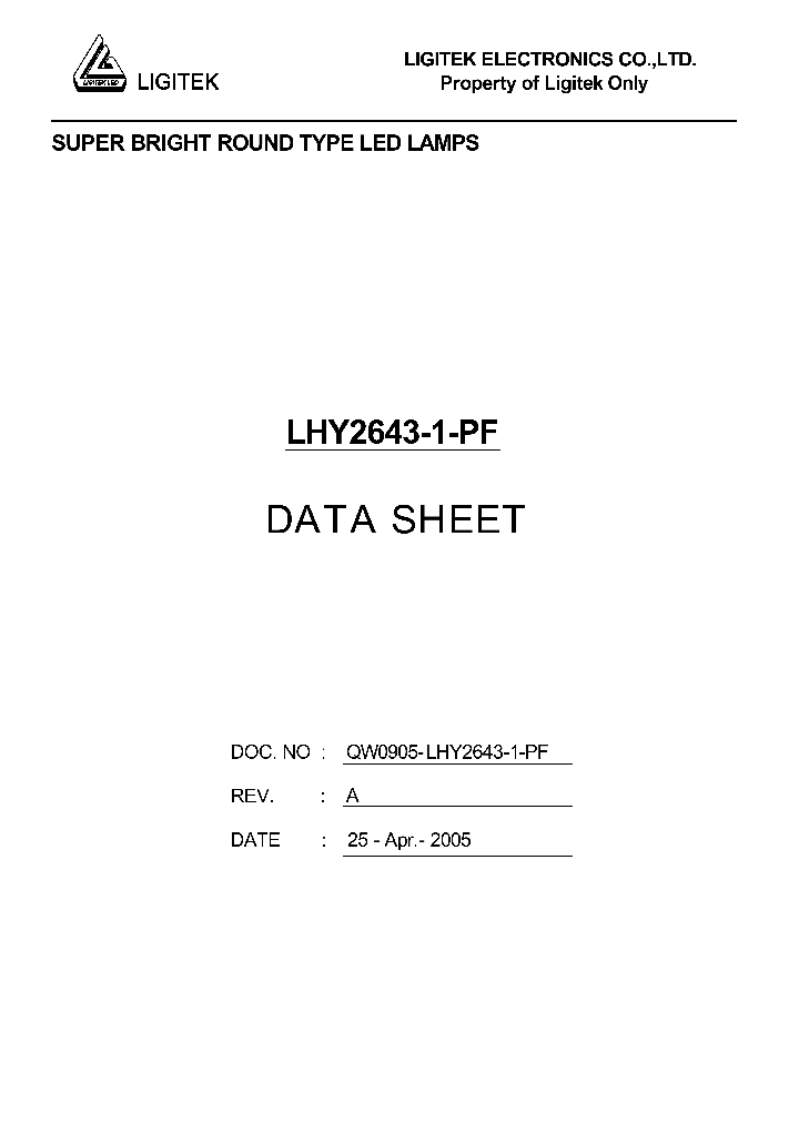 LHY2643-1-PF_4613425.PDF Datasheet