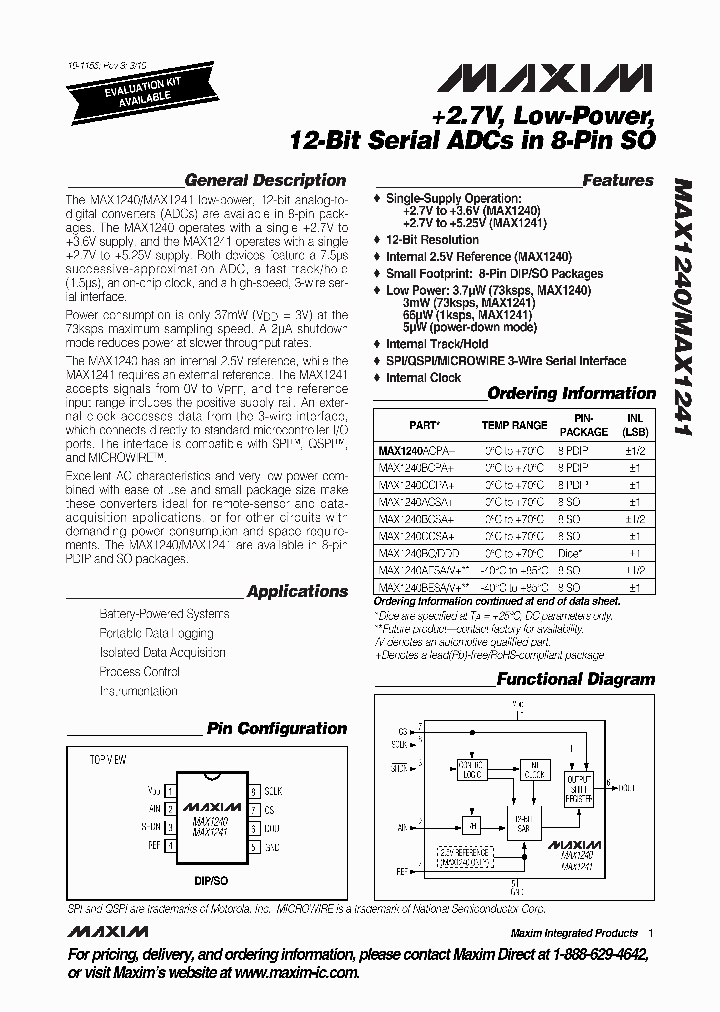 MAX1240AESV_4534578.PDF Datasheet