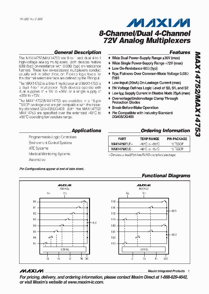 MAX14752_4828556.PDF Datasheet