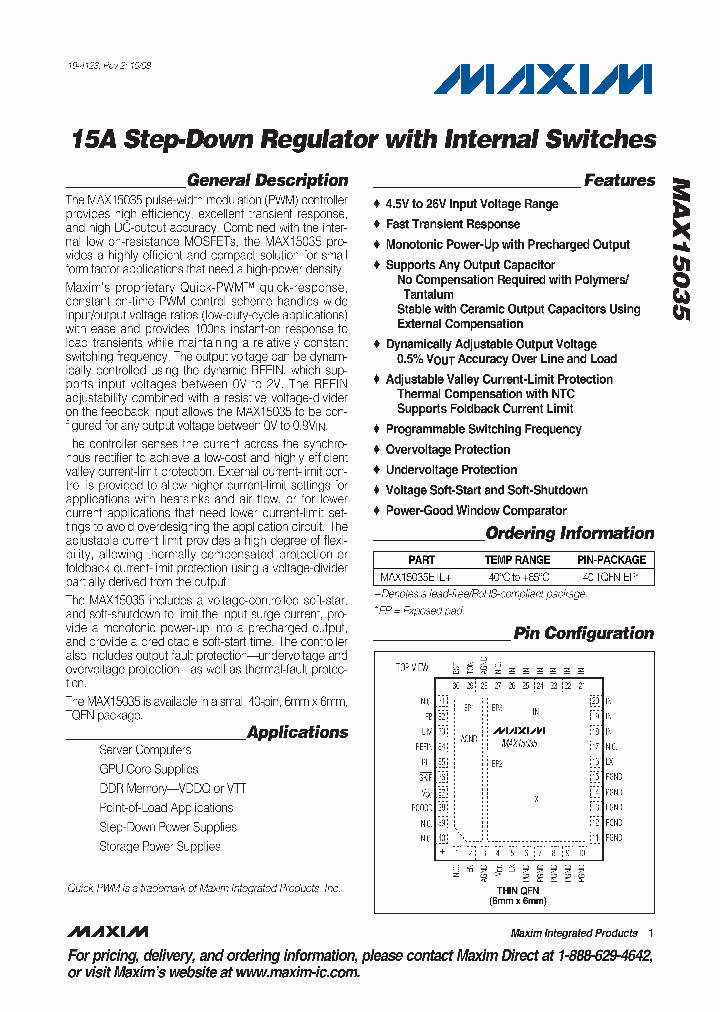 MAX15035ETL_4321859.PDF Datasheet