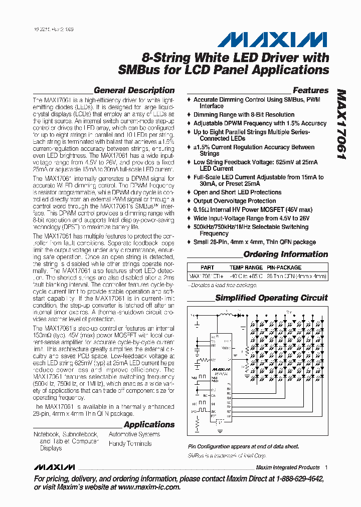 MAX17061ETI_4378864.PDF Datasheet