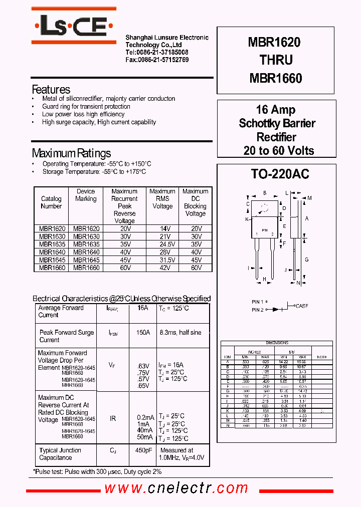 MBR1635_4527578.PDF Datasheet