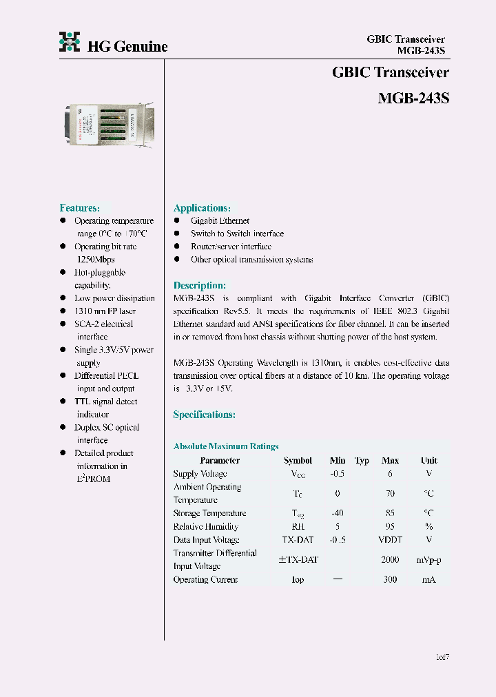 MGB-033S0DC_4189175.PDF Datasheet