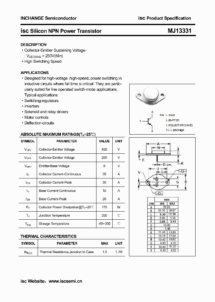 MJ13331_4543612.PDF Datasheet