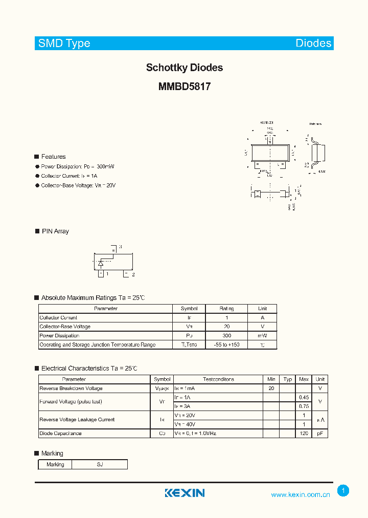 MMBD5817_4335992.PDF Datasheet