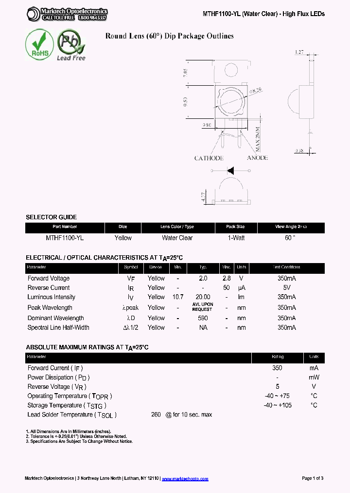 MTHF1100-YL_4565257.PDF Datasheet