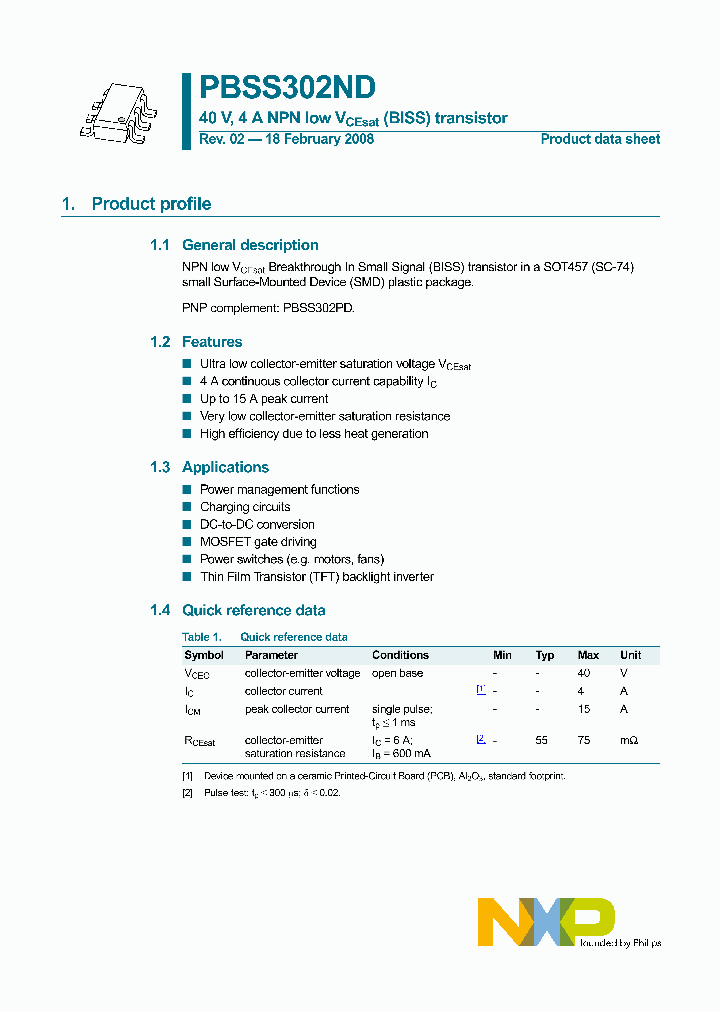 PBSS302ND_4555284.PDF Datasheet