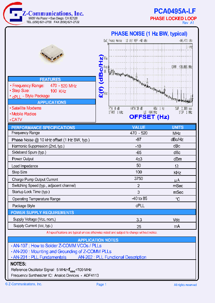 PCA0495A-LF_4540612.PDF Datasheet