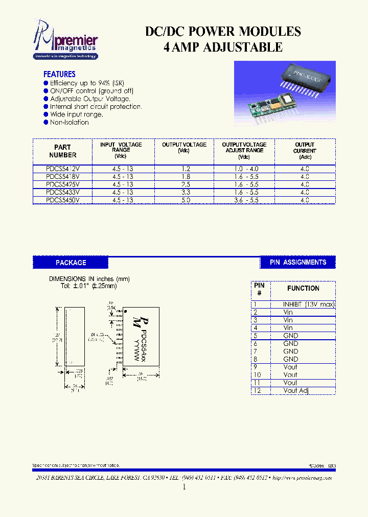 PDCS5433V_4592897.PDF Datasheet