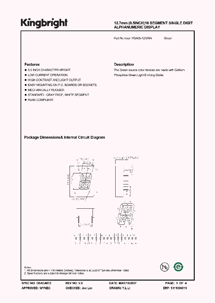 PSA05-12GWA_4167161.PDF Datasheet