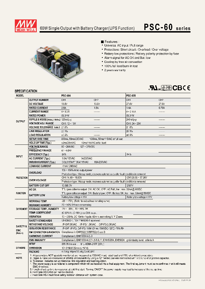 PSC-60A_4572390.PDF Datasheet