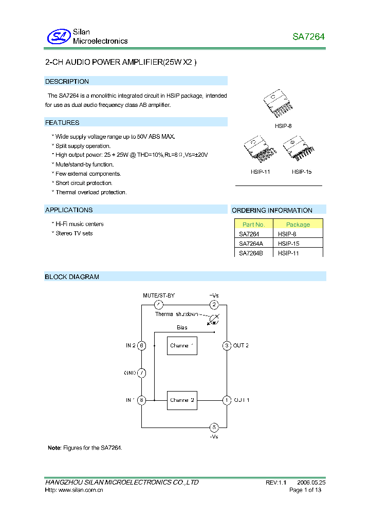 SA7264_4804802.PDF Datasheet