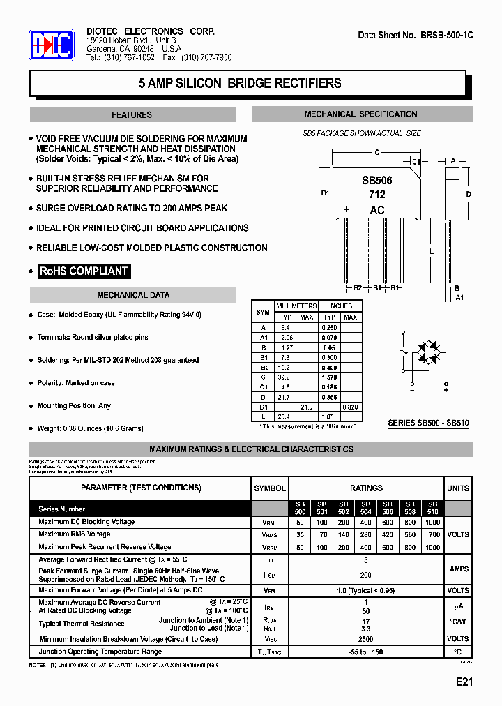 SB501_4215583.PDF Datasheet