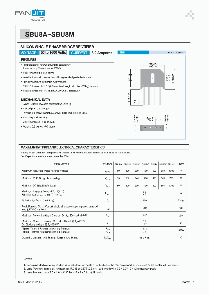 SBU8A_4487796.PDF Datasheet