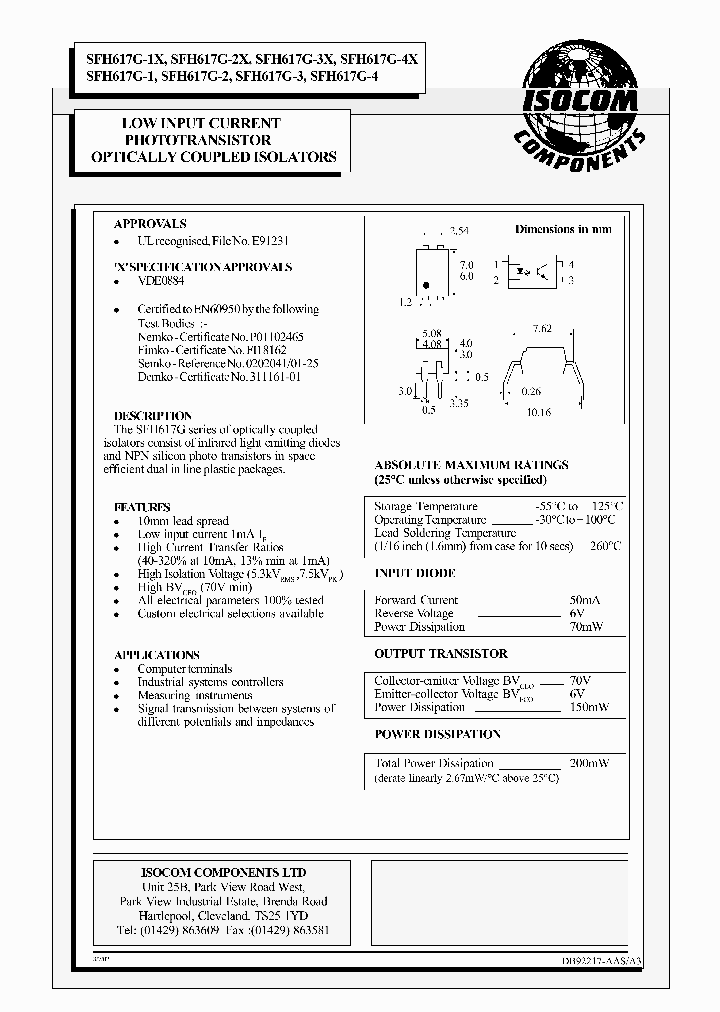 SFH617G-1_4466042.PDF Datasheet