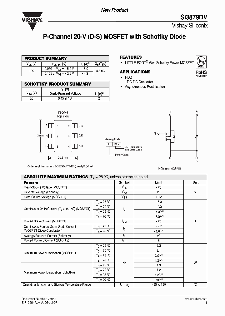 SI3879DV_4492554.PDF Datasheet