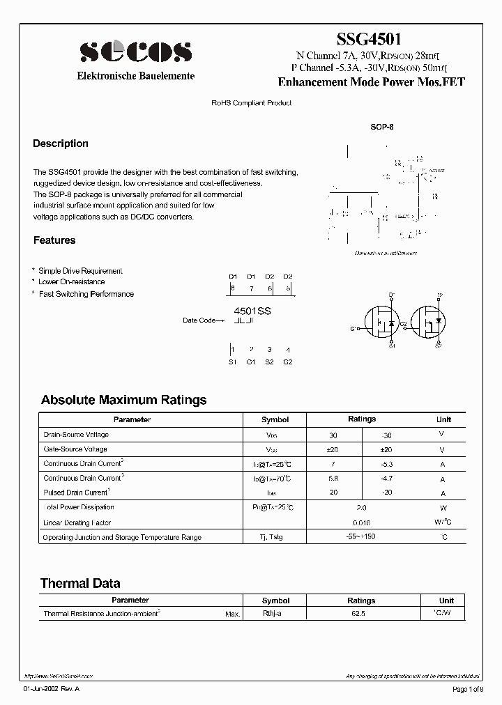 SSG4501_4589291.PDF Datasheet