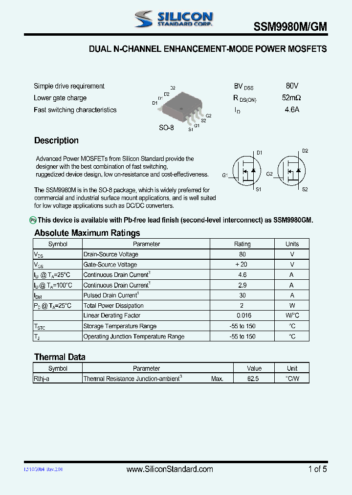 SSM9980GM_4603276.PDF Datasheet