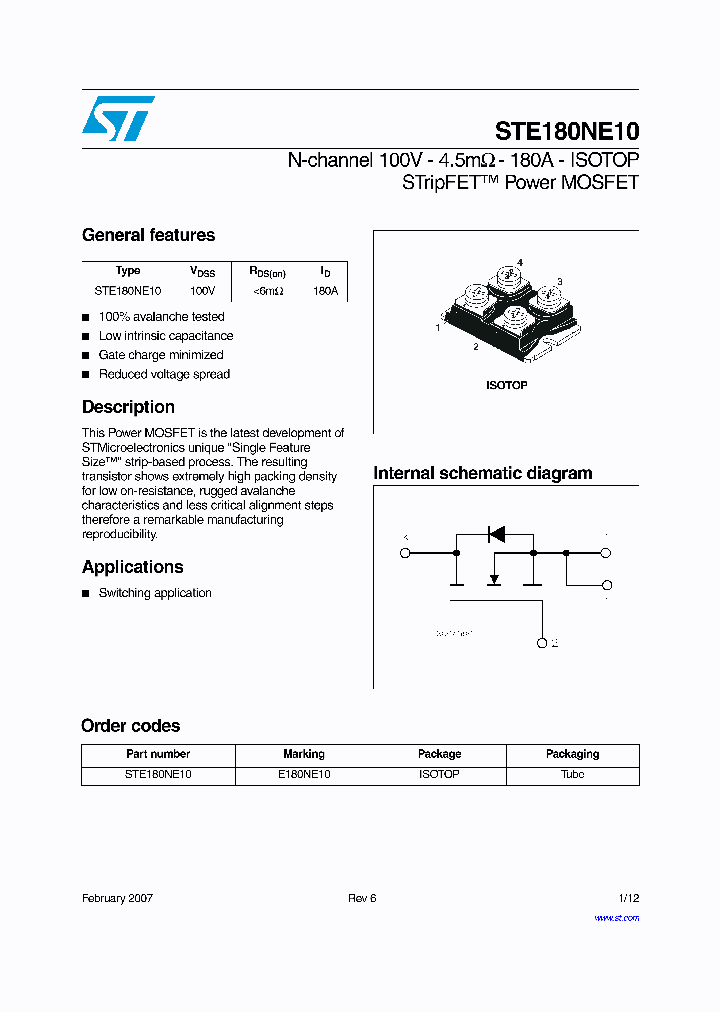 STE180NE1007_4299156.PDF Datasheet