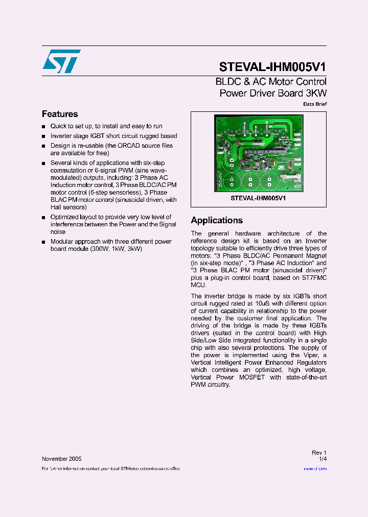 STEVAL-IHM005V1_4188690.PDF Datasheet