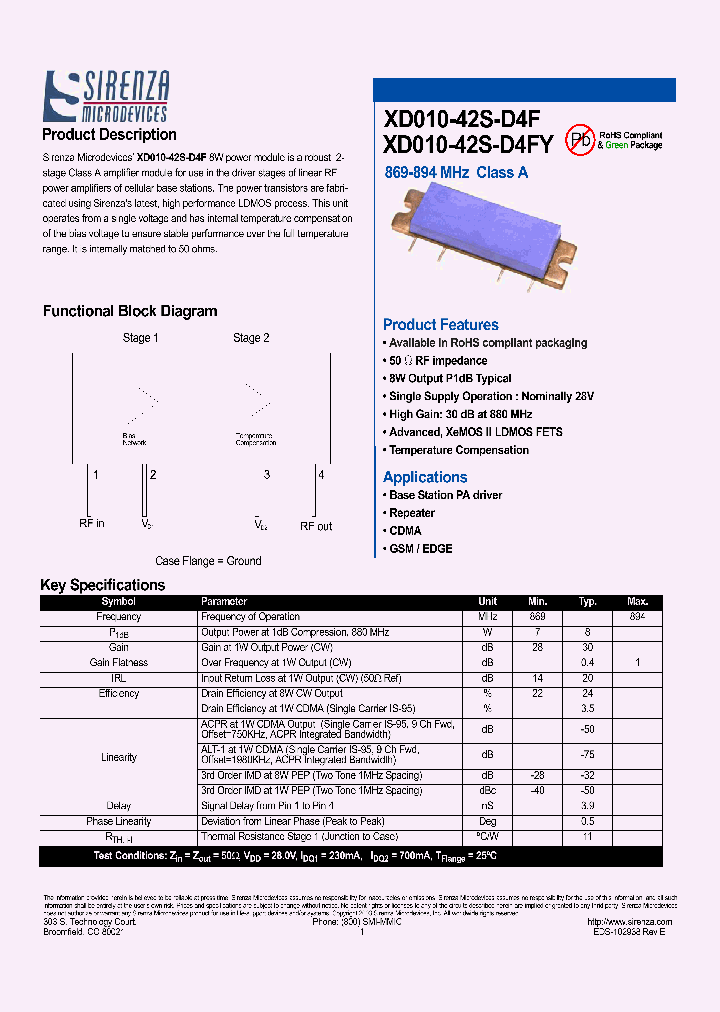 XD010-42S-D4F_4317281.PDF Datasheet