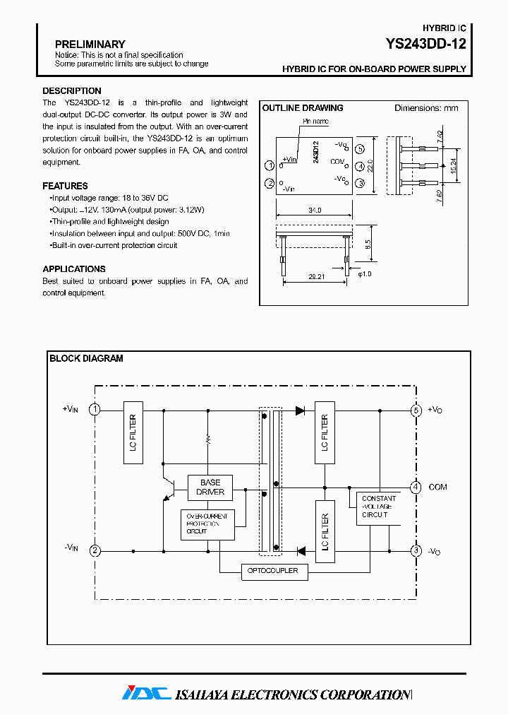 YS243DD-12_4202932.PDF Datasheet