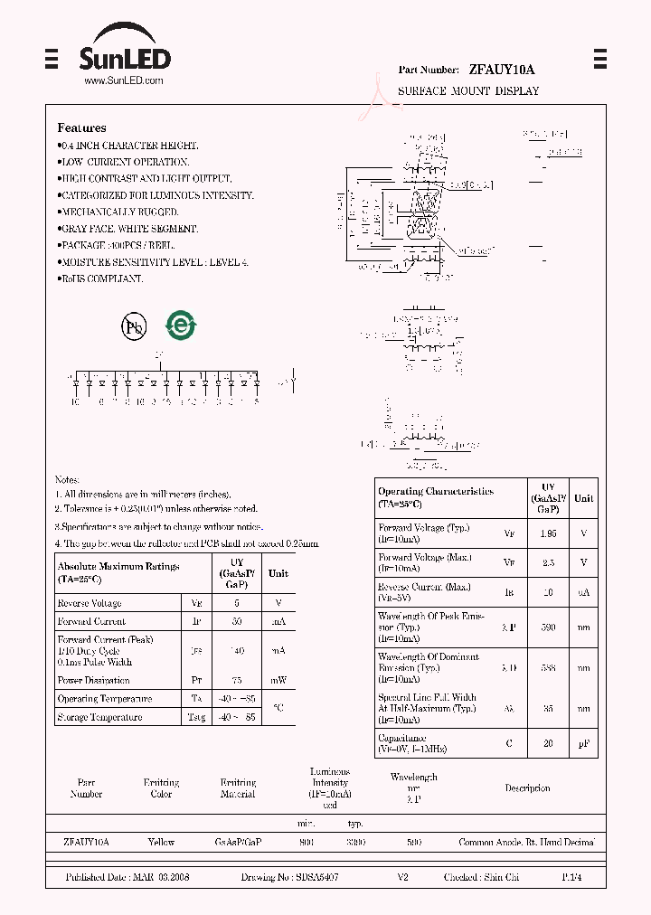 ZFAUY10A_4501975.PDF Datasheet