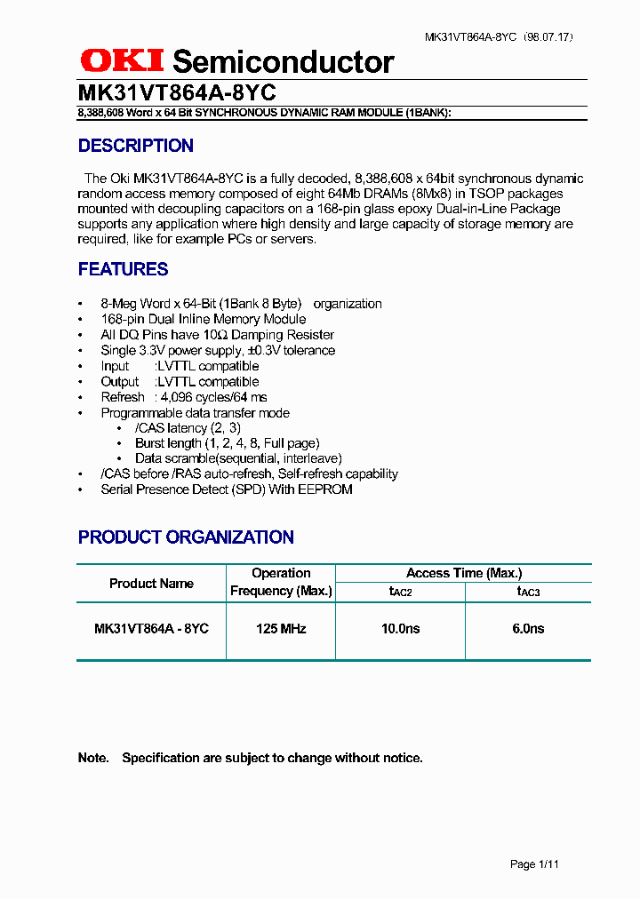 MK31VT864A-8YC_991391.PDF Datasheet