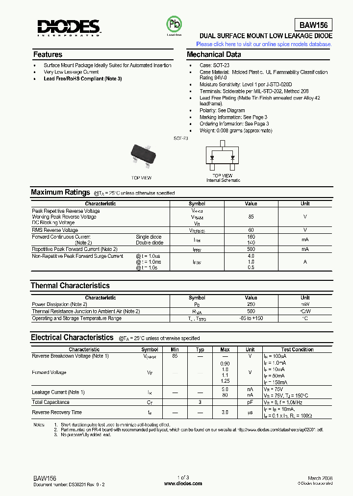 BAW156_4993280.PDF Datasheet