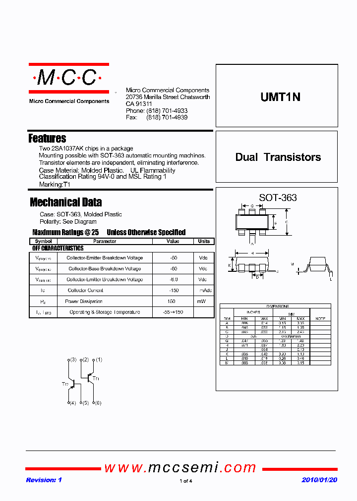 UMT1N-TP_5002645.PDF Datasheet