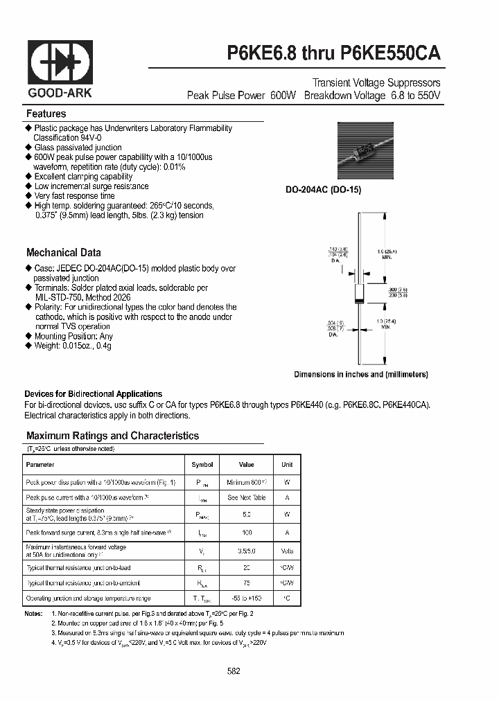 P6KE75_5007727.PDF Datasheet