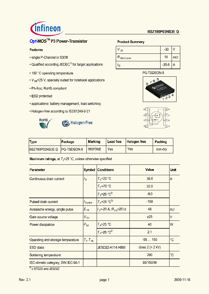 BSZ180P03NS3EG_5014528.PDF Datasheet